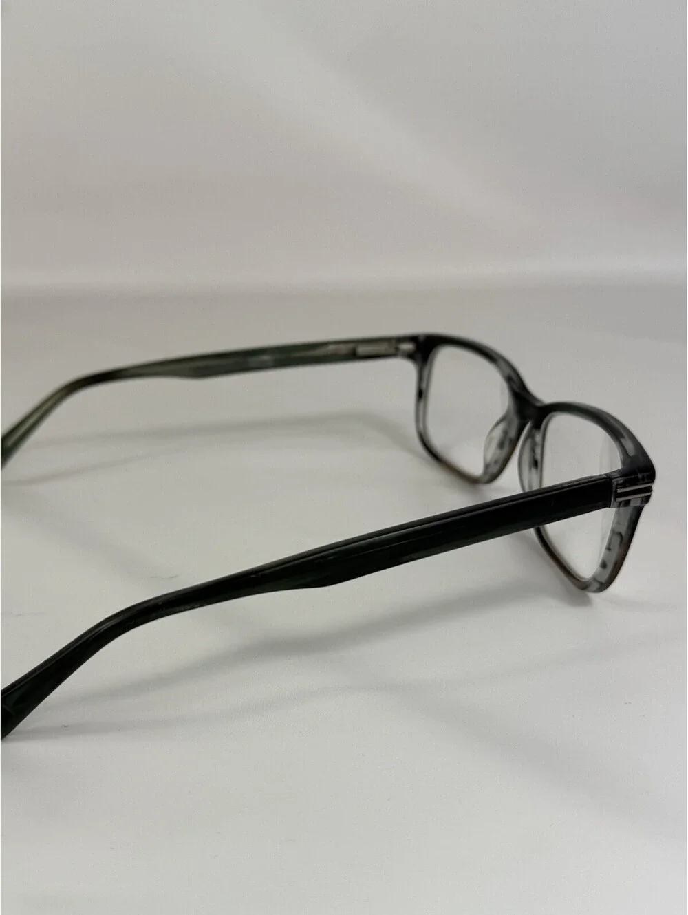 Marchon NYC 53:17 140 Black / Green Mens Eye Glasses Frames Only
